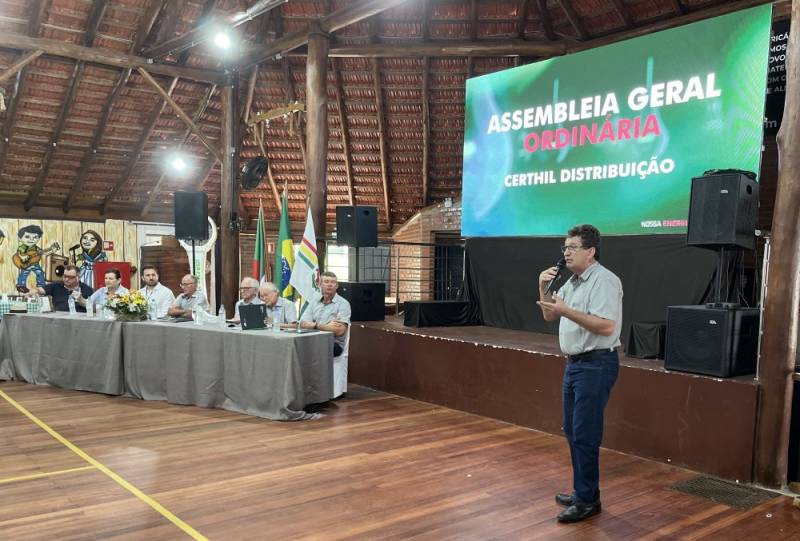 Celso Benedetti, presidente reeleito ressaltou a importância da participação dos associados nas decisões da cooperativa