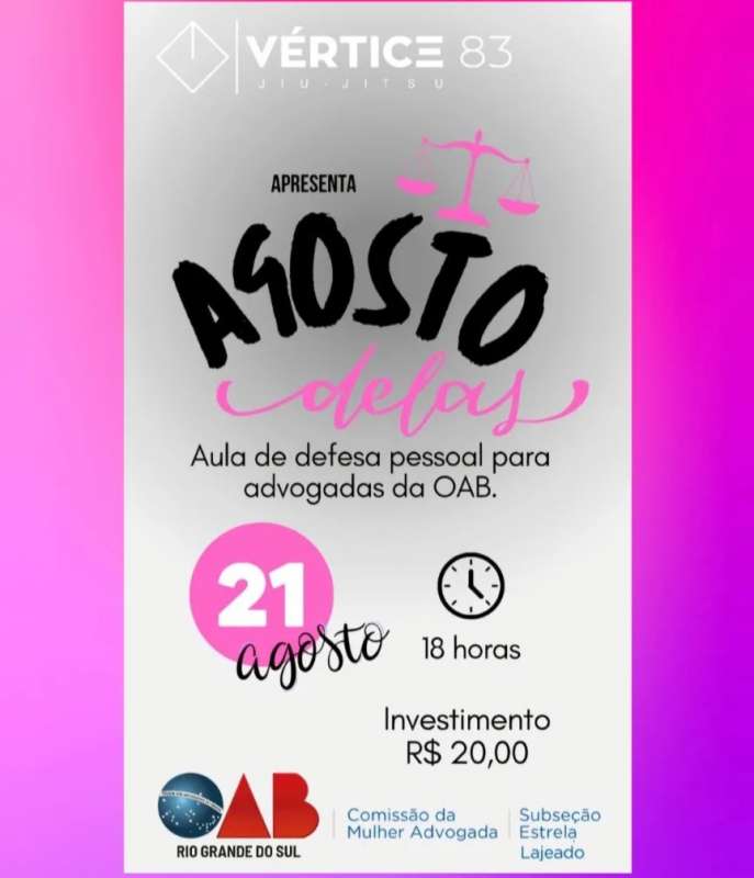 Convite Especial: Aula de Defesa Pessoal para Mulheres Advogadas 📢