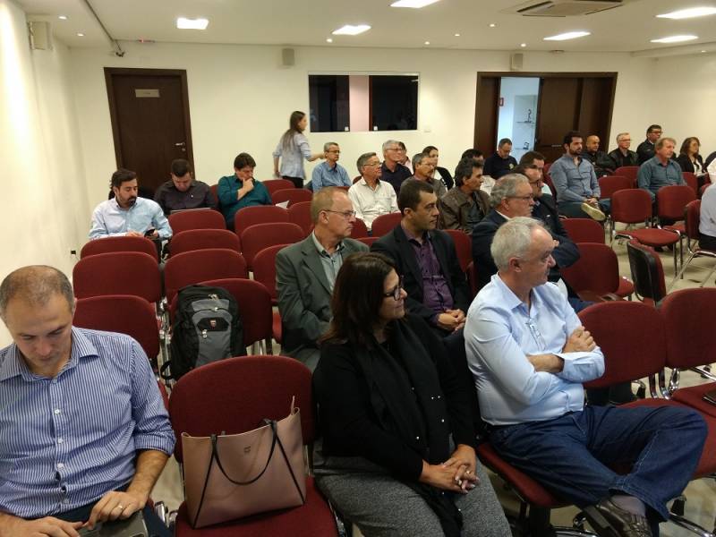 Dirigentes e Tcnicos no evento