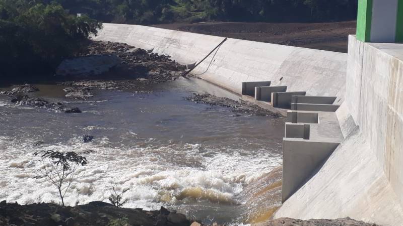 Forquilha IV com enchimento da barragem