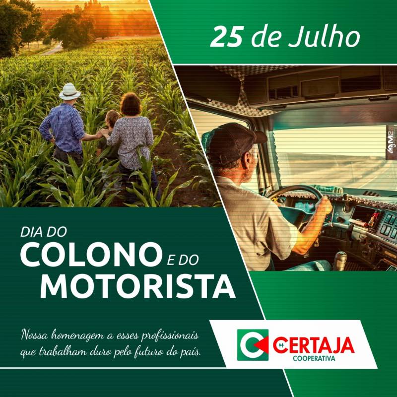 Colonos e motoristas homenageados pela Certaja