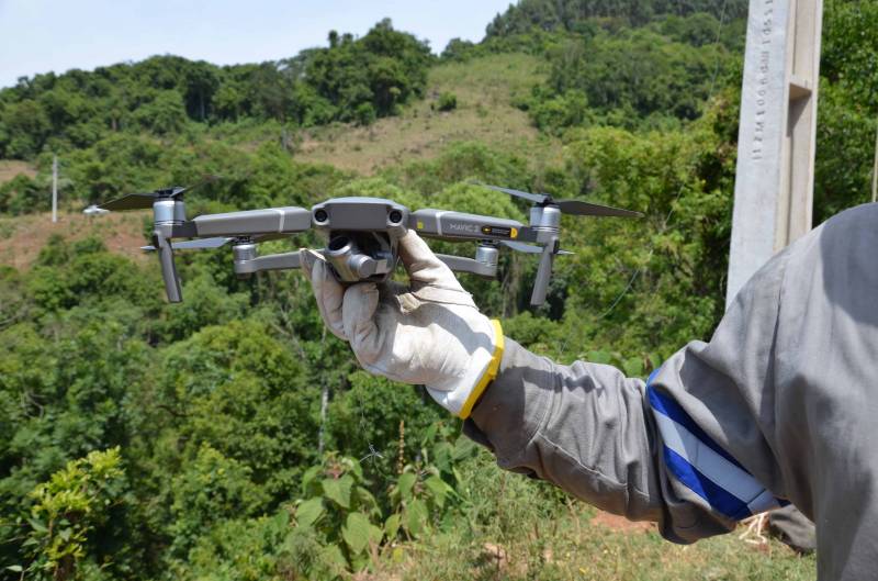 Lanamento via drone reduziu impacto ambiental