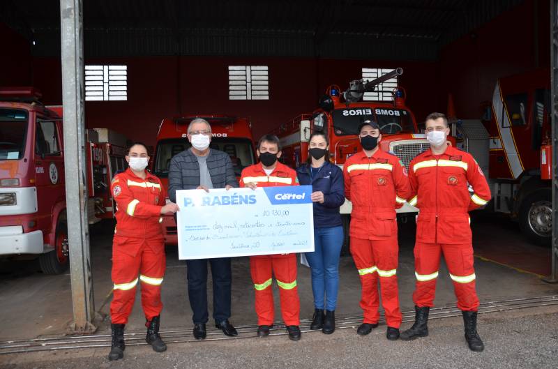 Corpo de Bombeiros Voluntrios tambm foi beneficiado