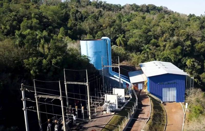 CGH Nilo Bonfanti, em Chiapetta - Ceriluz/RS