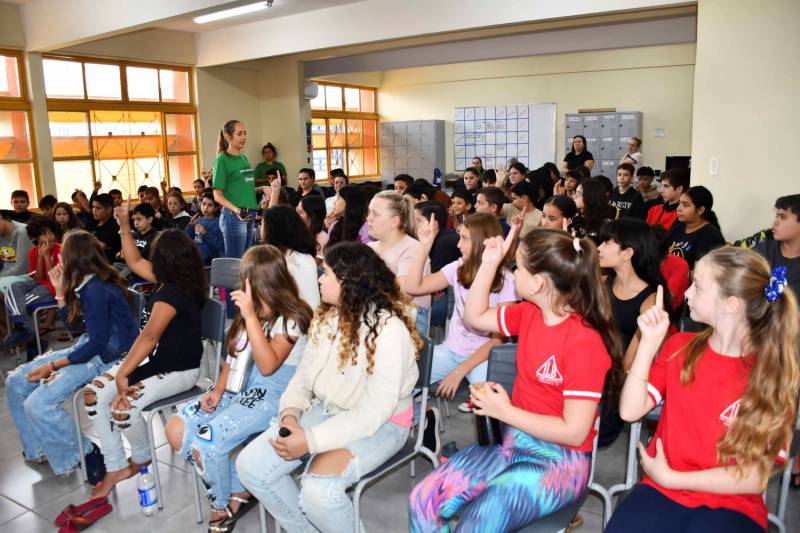 Certel - Palestra para escolas municipais de Bom Retiro do Sul