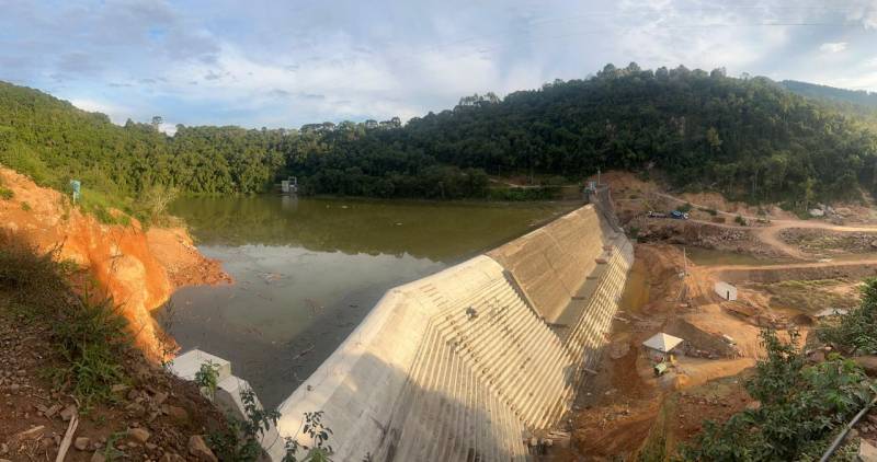 Barragem da hidreltrica foi ampliada