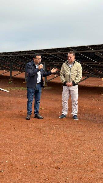 Presidente Alderi do Prado e prefeito de Erechim, Paulo Polis