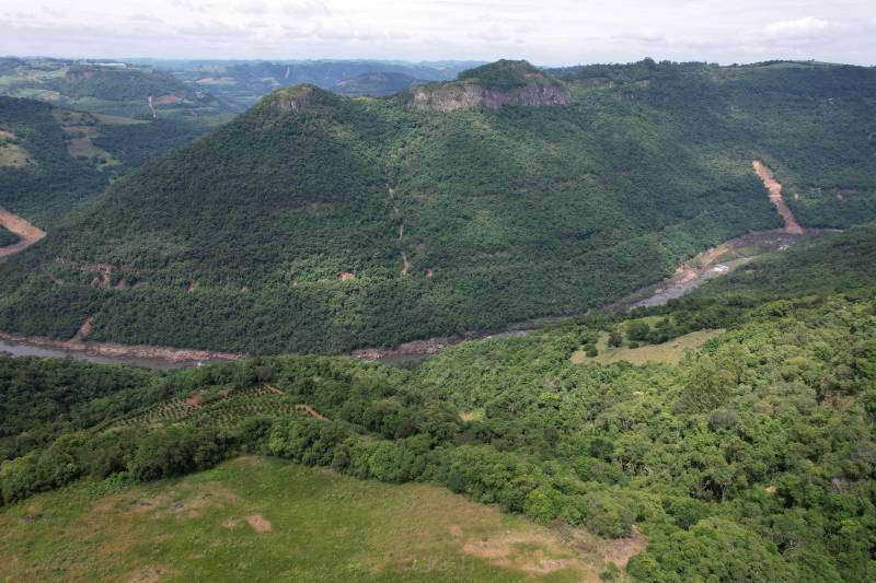 Local da UHE Foz do Prata, no rio da Prata
