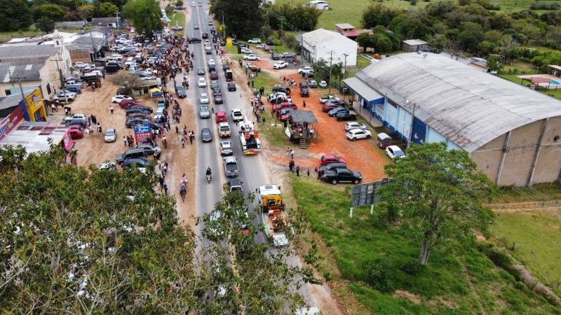 Carros da Coopernorte no desfile