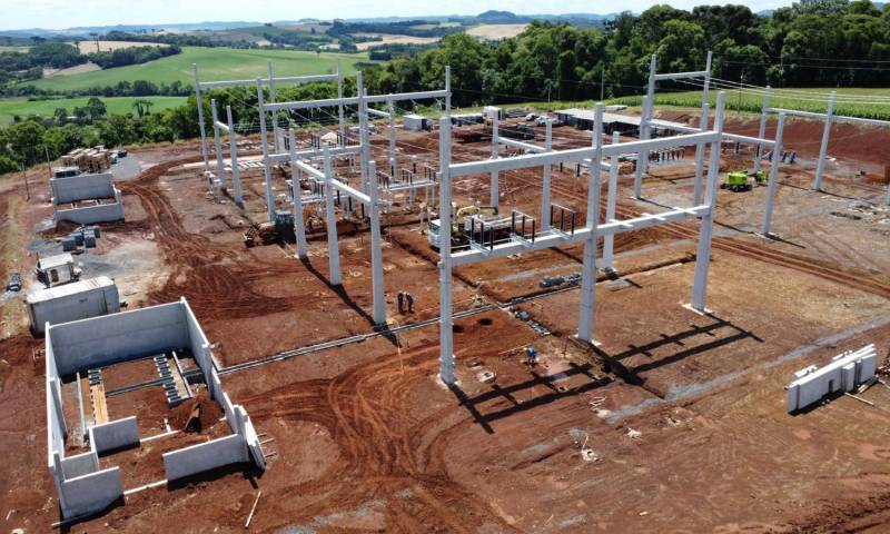Obras da subestação em processo de execução bem adiantado