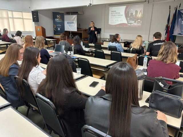 Curso presencial no Sincovat aborda a reforma tributária na prática